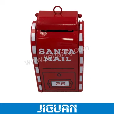 Green and Red Custom Shape Cute Metal Iron Tin Box