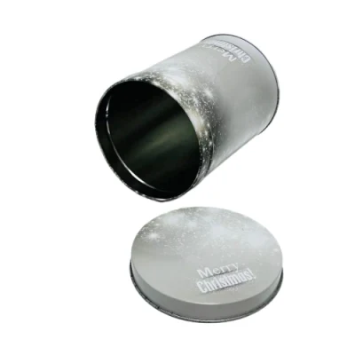 OEM ODM Manufacture Tinplate Containers Round Metal Packaging Tea Coffee Bean Tin Can