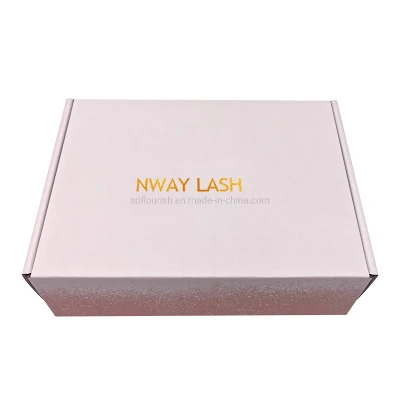 Custom Printed Logo Foldable Flat E-Flute Corrugated Cardboard Kraft Paper Clothes Shoes Jewelry Packaging/ Shipping/ Packing/ Mailer Christmas Gift Carton Box