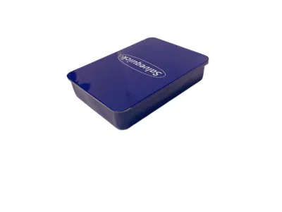Factory Price Rectangle Metal Tin Box Packaging Tin Can Gift Tin with Sliding Lid Tin Box