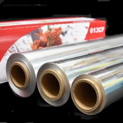 Tinfoil Price Aluminium Foil Roll Tin Box with Foil Printing