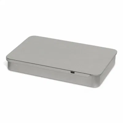Child Resistant Tin Container with Lid Screw Top Tin Can Mini Tin Box Packaging