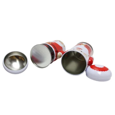 Factory Wholesale Food Grade Tinplate Storage Container Irregular Shape Metal Box Candy Chocolate Tin Can for Christmas