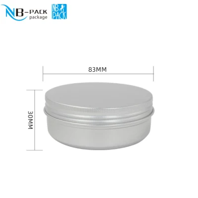 Portable Aluminum Jar Container Storage Box Small Cylinder Sealed Cans Coffee Tea Tin Customized Colors