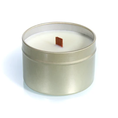 Round Aluminum Jars Candle Tin Can Aluminum Cosmetic Tin Box Container with Screw Lid