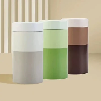  Fashion Empty Cans Spice Coffee Storage Gas Tight Metal Tea Tin Box