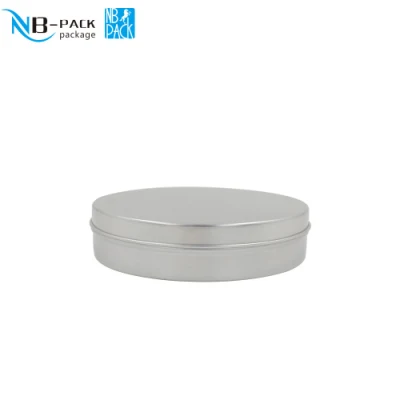 Nb-Pack Aluminum Tin Airtight Jar Metal Aluminum Slant Jar with Metal Aluminum Lid