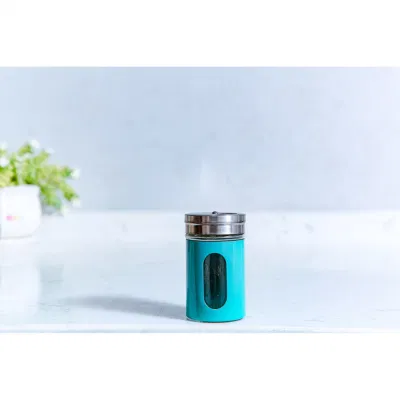 Glass Spice Jars 4oz Empty Square Spice Bottles Shaker Lids and Airtight Metal Lids
