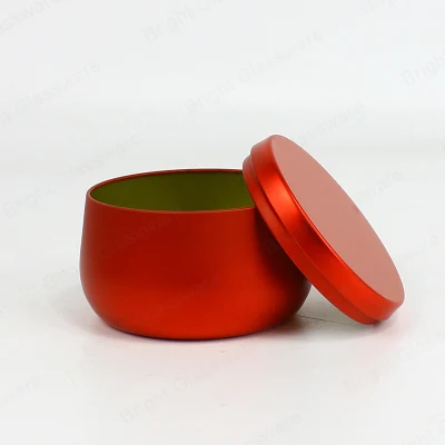 Custom Decorative Empty Candle Tins with Lids Wholesale