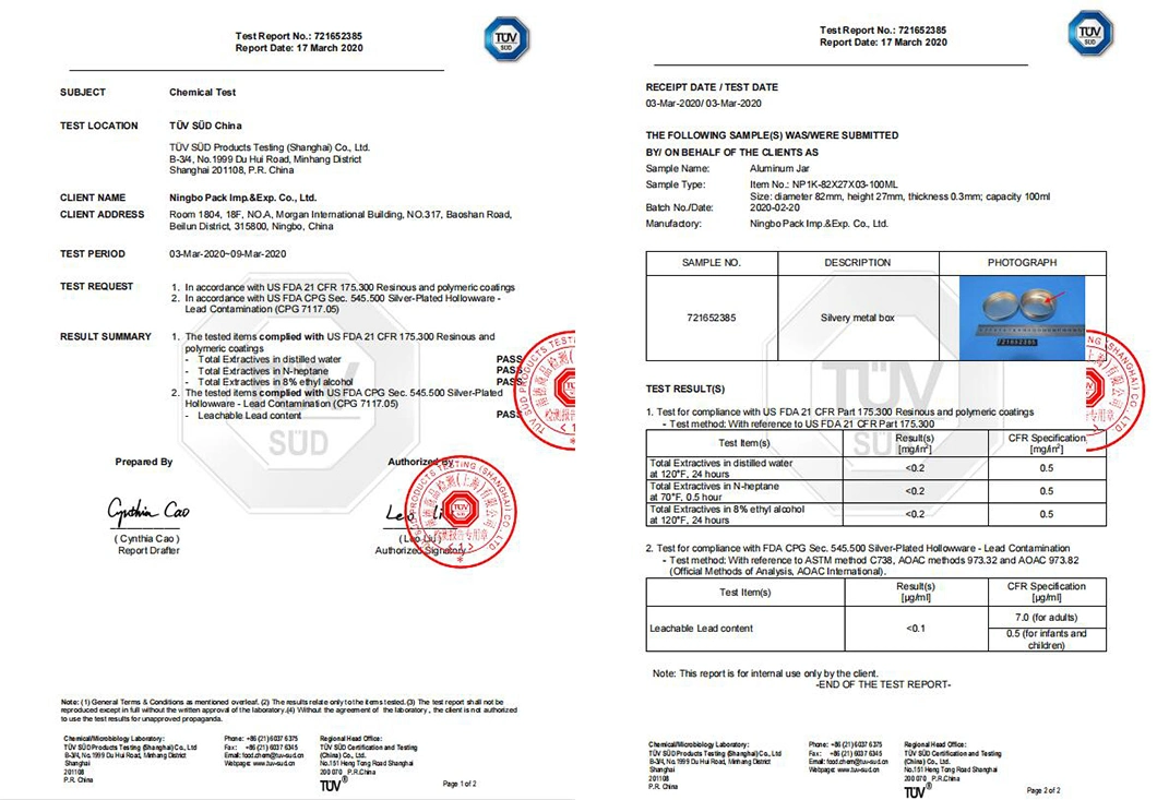 Factory Wholesale Di Child Resistant Tin Can Supplier