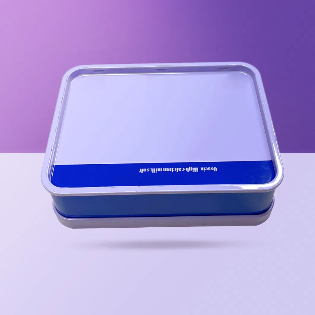 Rectangular Mini Tinplate Storage Tin Box Metal Packaging