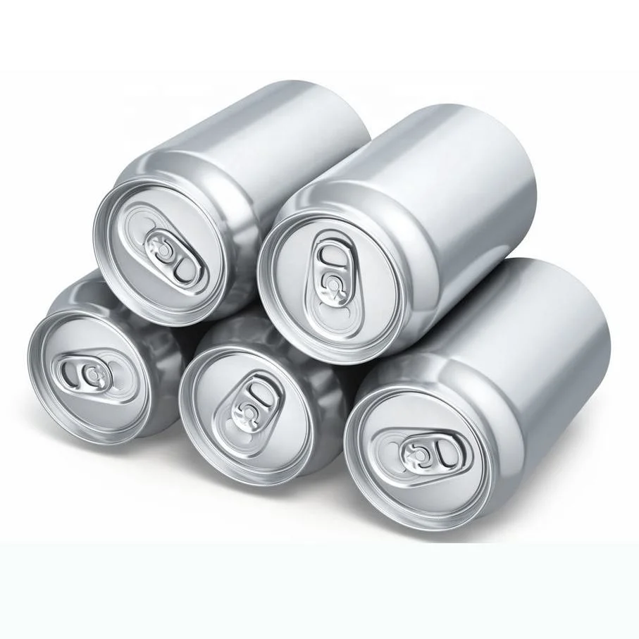 Custom 33cl 250 355 473 500ml Silm Sleek Std Small Blank Empty Aluminum Cans for Beer Juice Milk Beverage