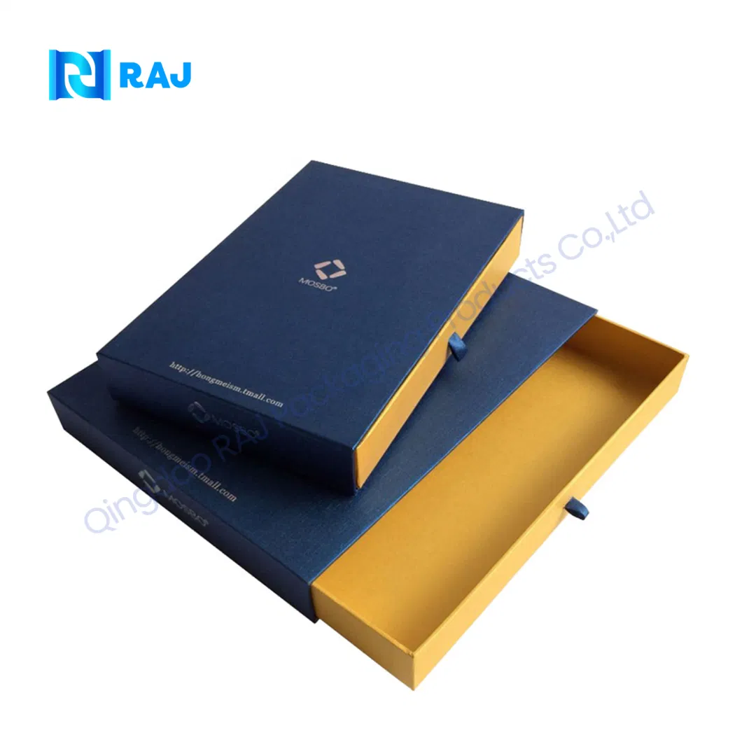 Custom Color Printing Luxury Fashion Flat Packing Folding Foldable Rigid Cardboard Carton Magnetic Paper Packaging Gift Present Shipping Storage Box with Ribbon