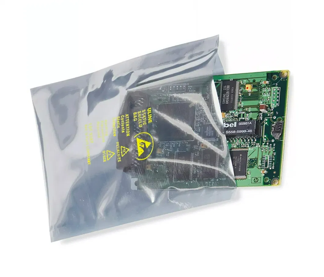 Ziplock 8-Side Sealed Moisture Barrier Aluminum Foil Pouch for SMD Transportation