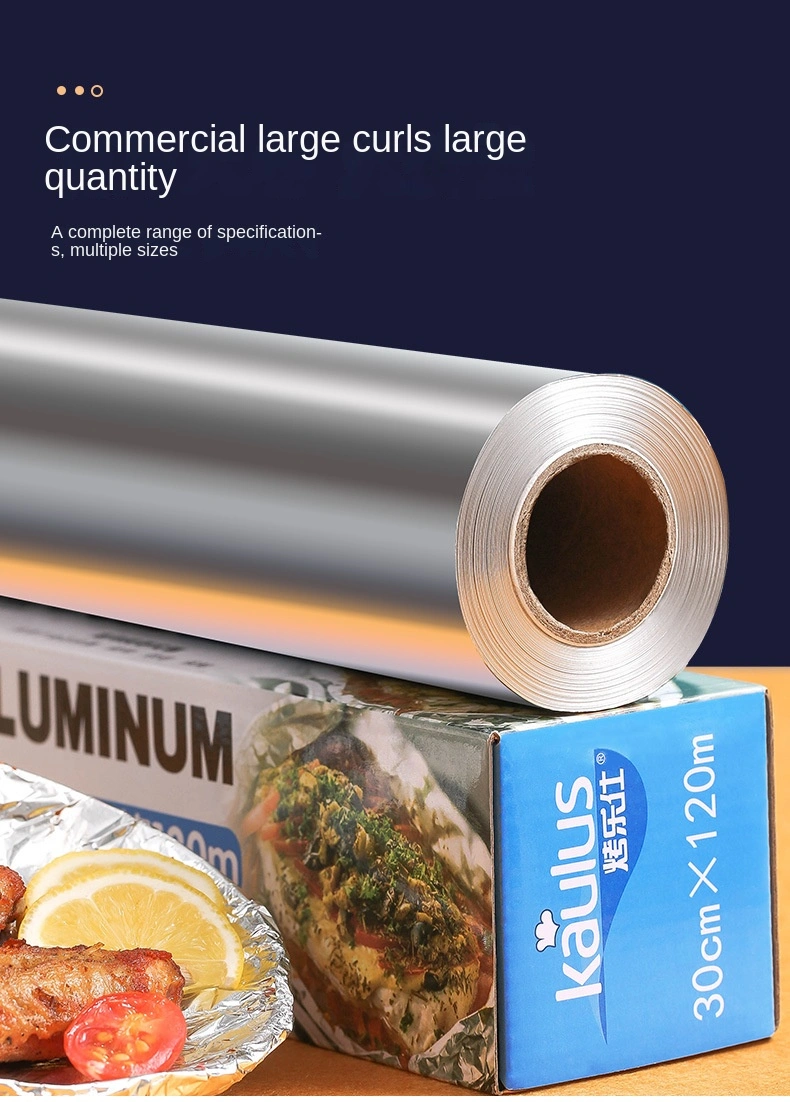 Tin Foil High Temperature Resistant Grilling, Home Oven Pan, Kitchen Baking, Grilled Fish, Tin Foil, Thick Aluminum Foil