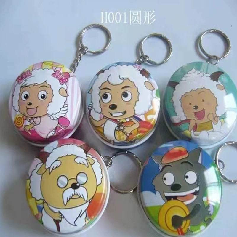 Blind Box Gifts Metal Can with Small Toys Inside Keychain Decoration Surprise Toys