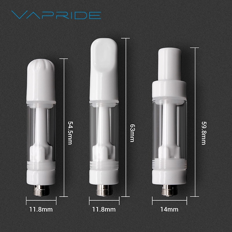 Vapride Full Ceramic Coil Vape Carts 0.5ml 1ml Empty Vaping Vaporizer