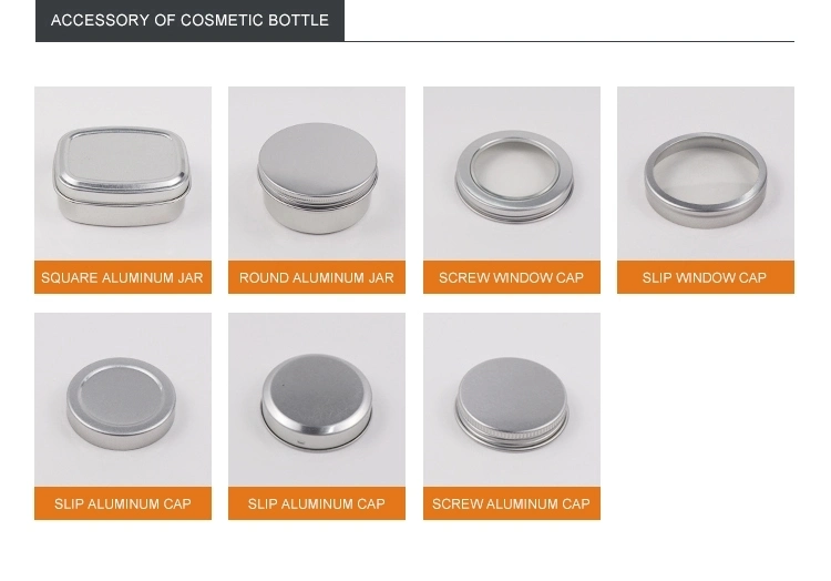 Good Sealing Tin Aluminum Jar Cosmetic Packaging