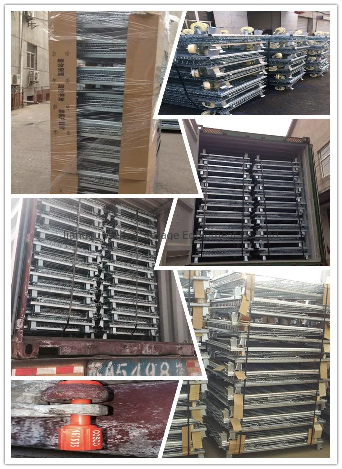 Cargo Storage Equipment Metal Wire Mesh Container for Logistics Industry
