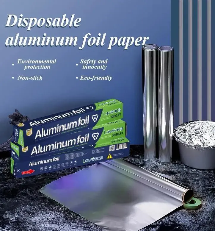 Customized Aluminium Foil Roll Household Food Packaging Tin