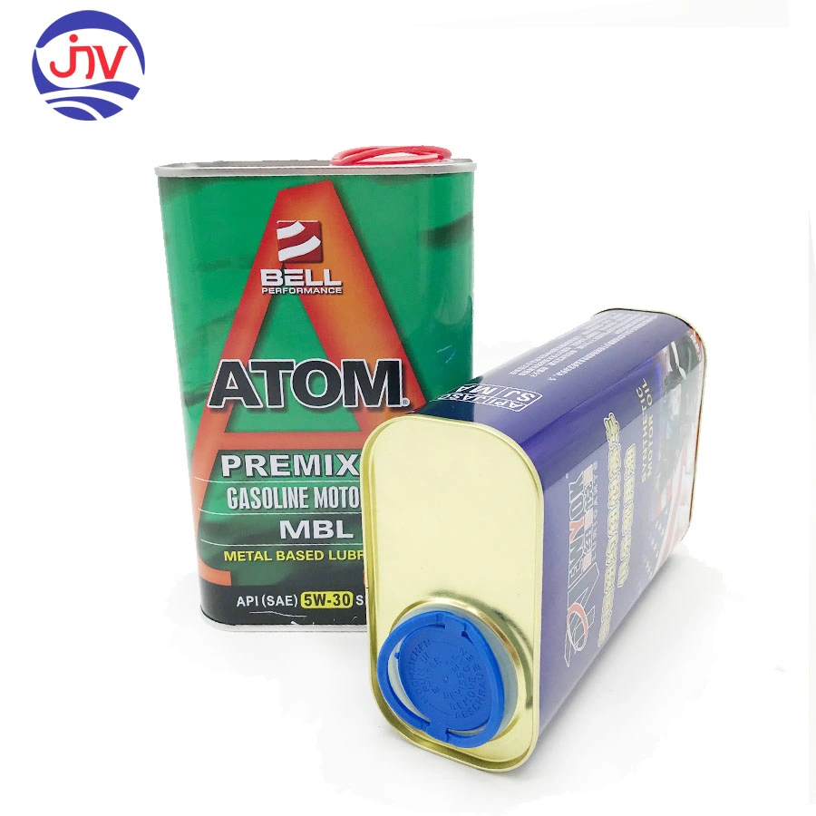1L Square Metal Empty Can Tinplate Cmyk Printing