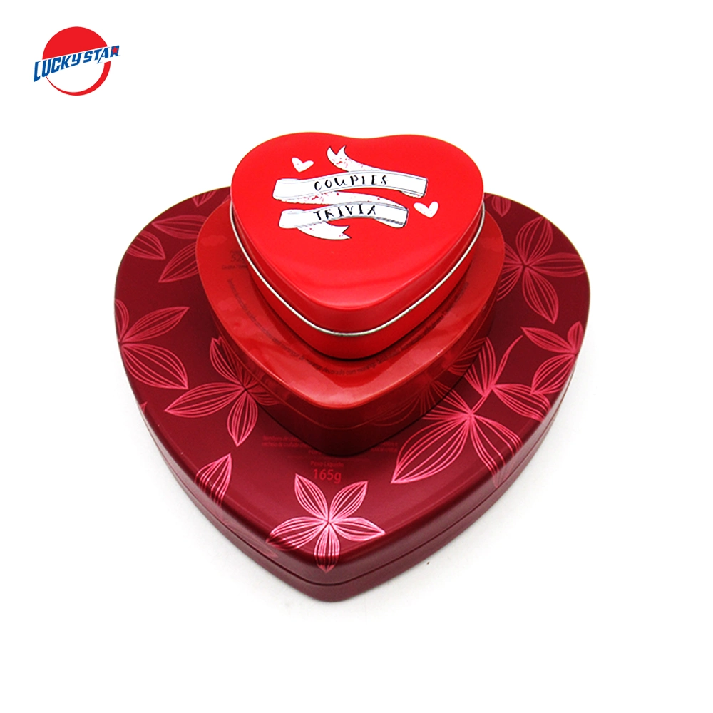 Eco-Friendly Packaging Material Custmozied Shape Metal Gift Box Tin Box