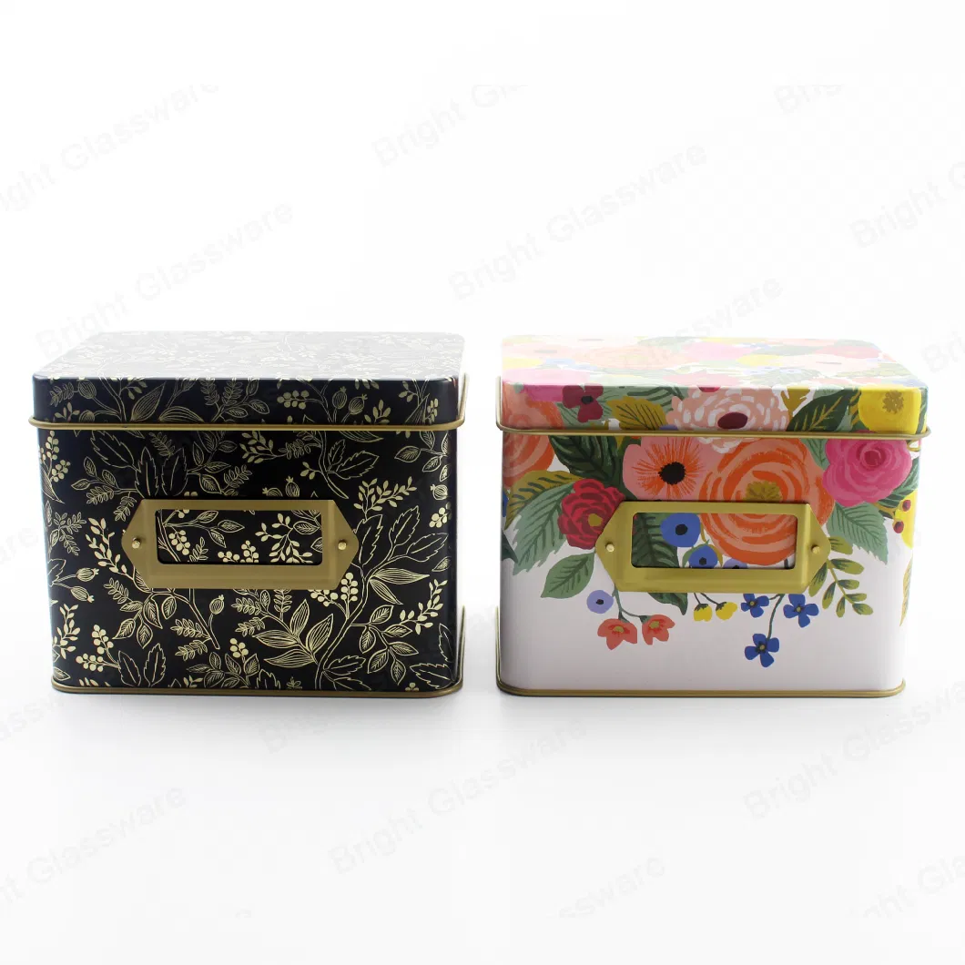 High Quality Square Colorful Metal Chocolate Sweet Candy Tin Can Gift Packing