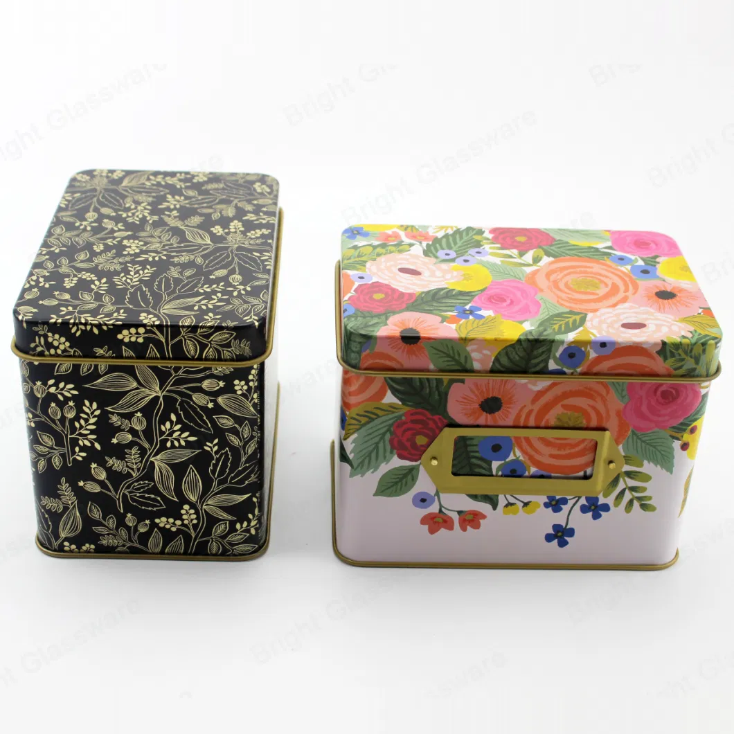 High Quality Square Colorful Metal Chocolate Sweet Candy Tin Can Gift Packing