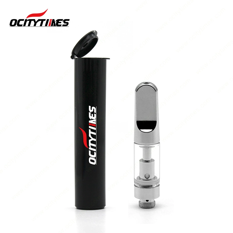 Ocitytimes Customized Logo Coated Paper Tube Box Disposable Device Cartridge Packaging with Childproof Lock