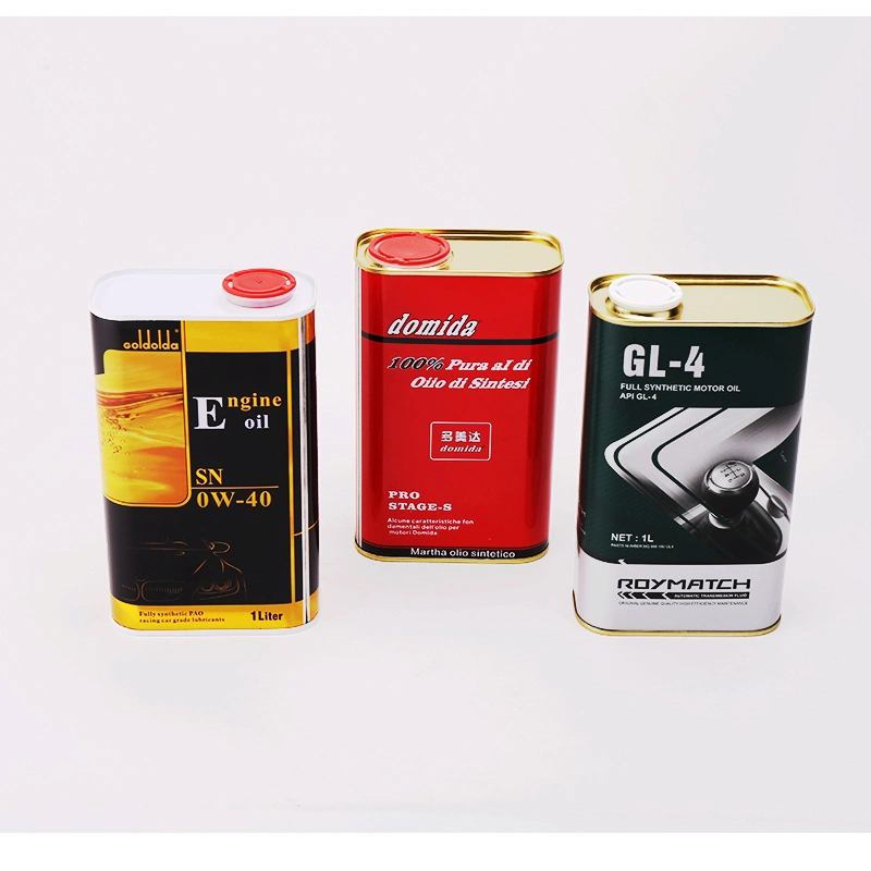 1L Tin Can Packaging Solutions for Lubricants