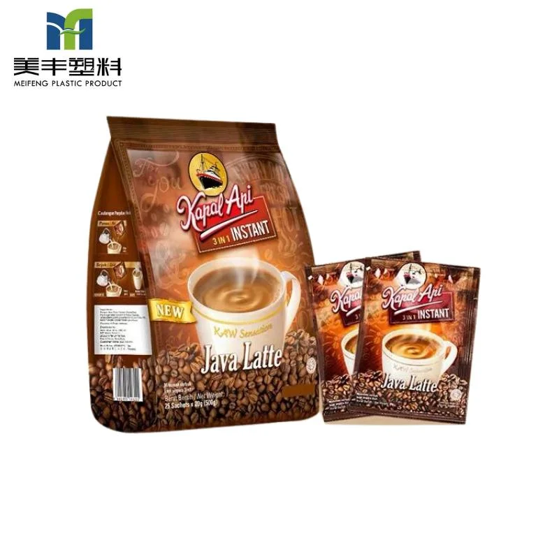 Custom Printing Coffee Tin Sachet Box Pouch Green Tea High Barrier Tea Packaging