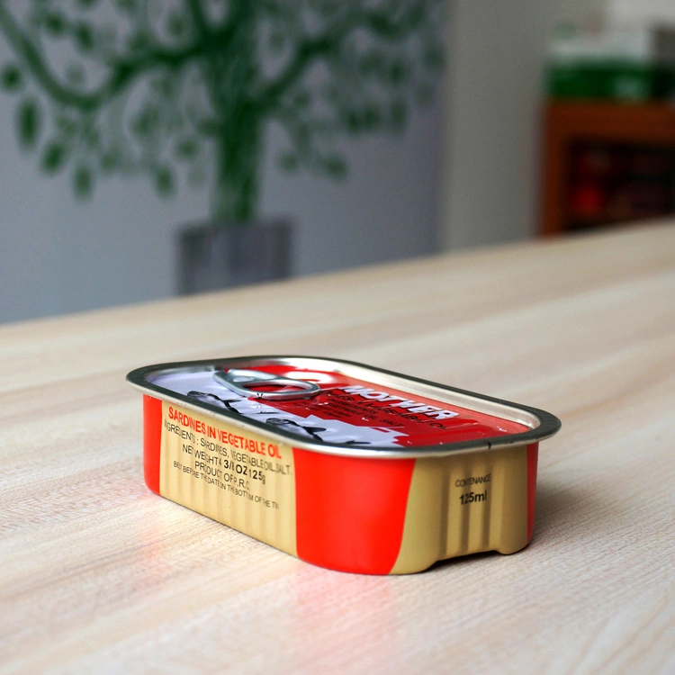 311# Tin Box for Printed Sardine Fish Food Grade Can Canning