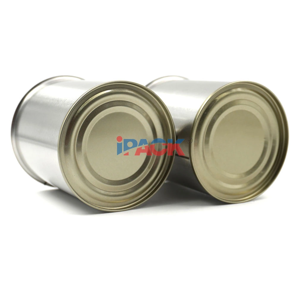 783# Empty Round Food Grade Tin Cans Manufacturer Metal Box with Easy Open Lid