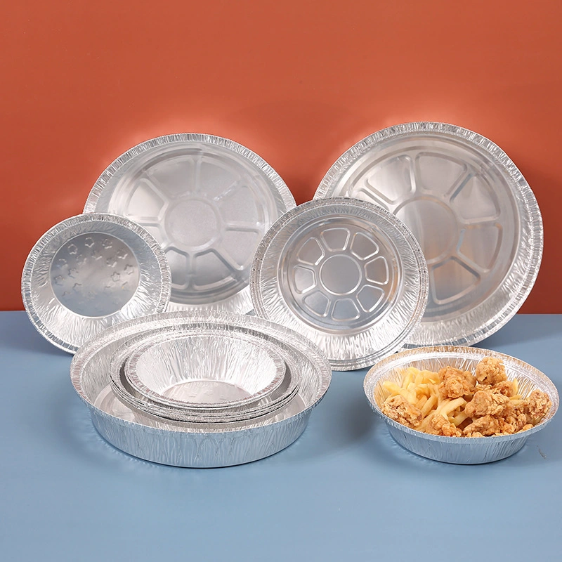 Professional Sliver Aluminium Lunch Food Container for Fast Food Take Away