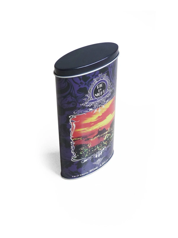 Factory Custom Printed Decorative Air Tight Hexagonal Coffee Tin Container Box with Pillow Lid