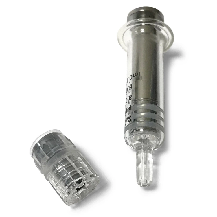 Metal Plunger Syringe Luer Lock Pre-Filled Packaging