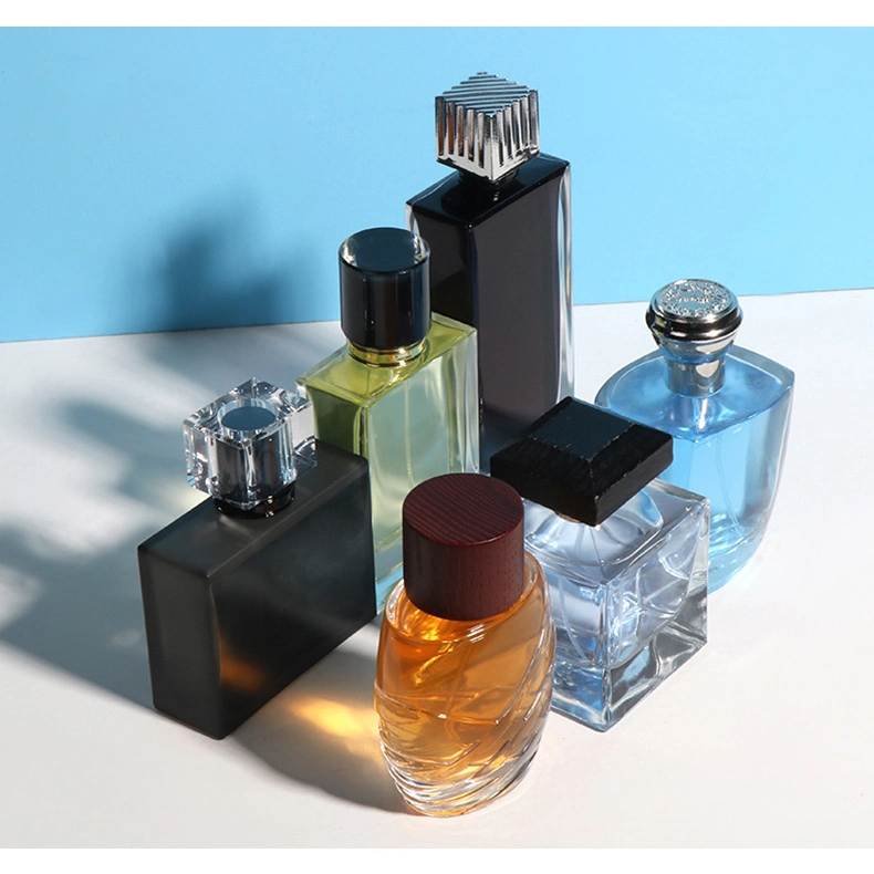 High Quality Factory Direct Sale 30ml 50ml Square Spray Glass Perfume Bottle Wholesale Can Send Samples