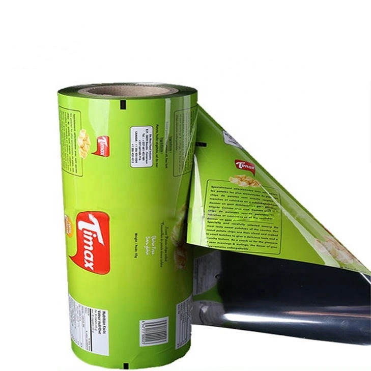 Custom Printing Laminated Foil Plastic Packaging Film Roll for Potato Chips/Snack