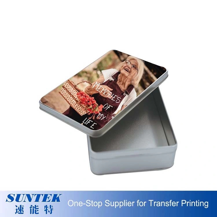 Good Quality Heat Transfer Custom Tin Box Square Shape