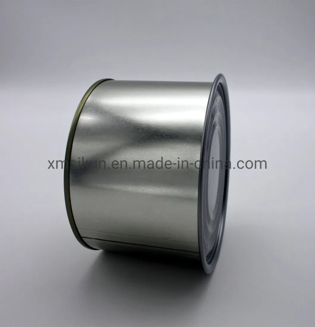 Hot Selling Food Grade 950# Metal Round Tin Can with Easy Open Lid for Metal Canned Packaging