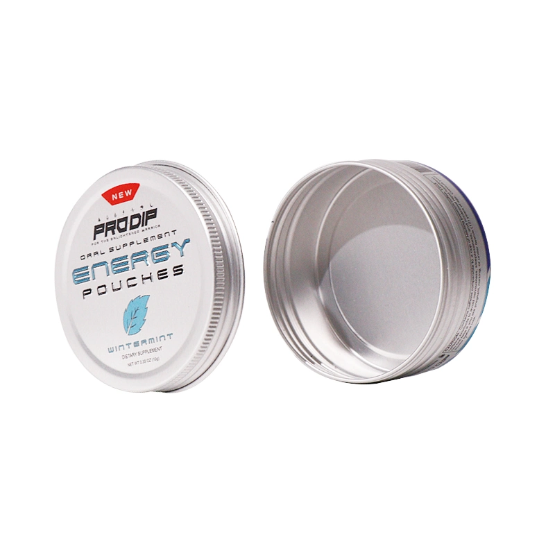 Hot Sale 50g 80g 100g Custom Aluminum Jar or Aluminum Tin Can Box for Cosmetic or Candle