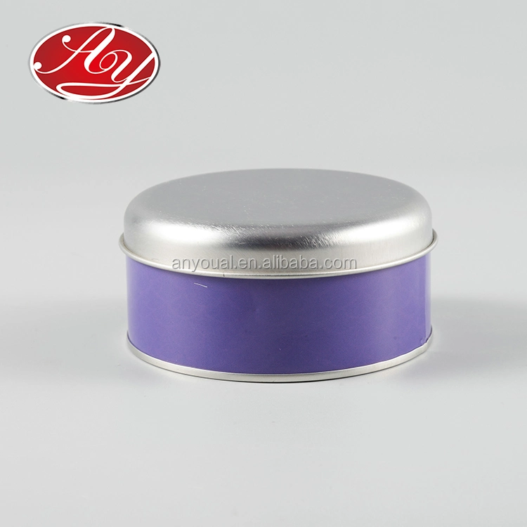Small Aluminum Aromatherapy Candle Metal Tin Jar Can Tin Box