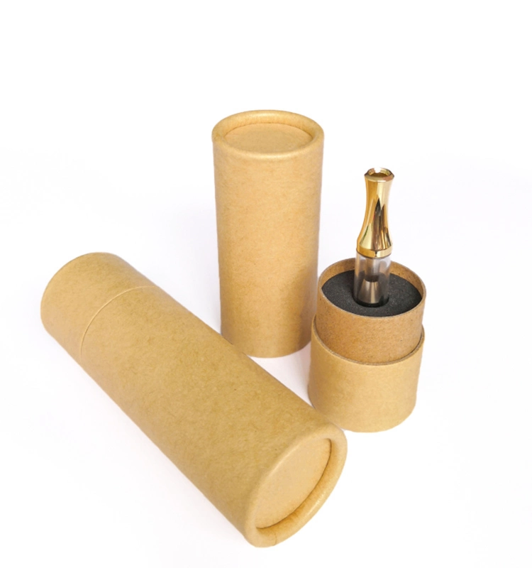 Biodegradable Round Cylinder Kraft Cardboard Paper Tube Packaging Cans