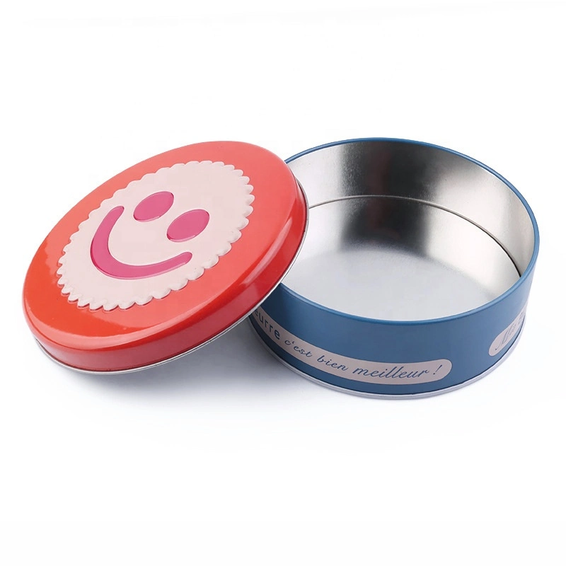2020 Wholesale Small Round Shape Candy Tin Box with Custom Printing