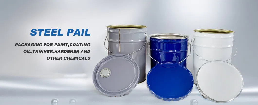 Steel Barrel Steel Pail Metal Drum Metal Tin Can Tin Containers Paint Bucket