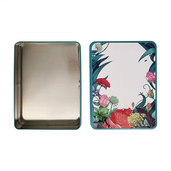 Custom-Designed Recyclable Food Safety Gift Metal Box Cosmetic Tin Packaging