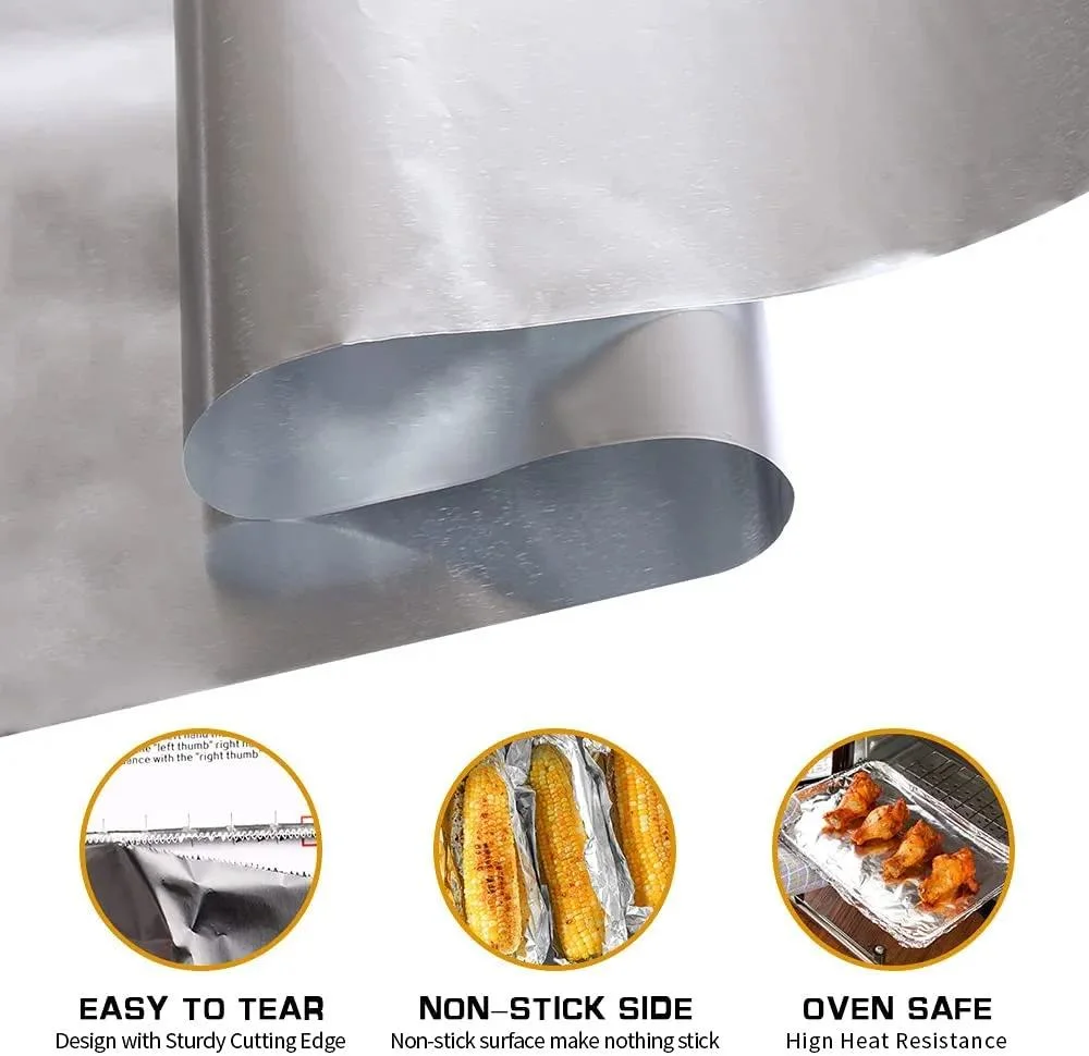Customized Aluminium Foil Roll Household Food Packaging Tin