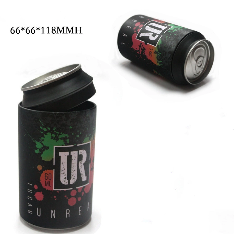 Custom Round Cola Shaped Tin Can for Dice Earphone T-Shirt Candy Packaging