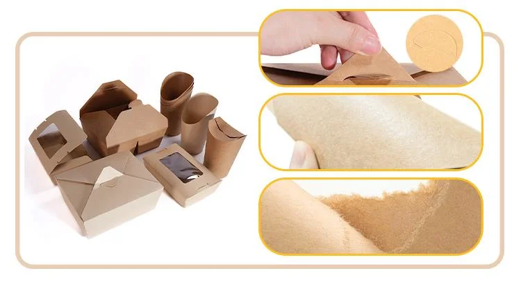 Wholesale Food Packaging Kraft Paper Box