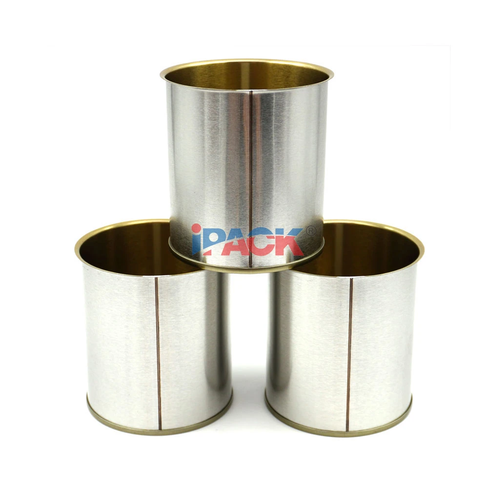 783# Empty Round Food Grade Tin Cans Manufacturer Metal Box with Easy Open Lid